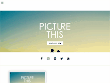 Tablet Screenshot of picturethismusic.com